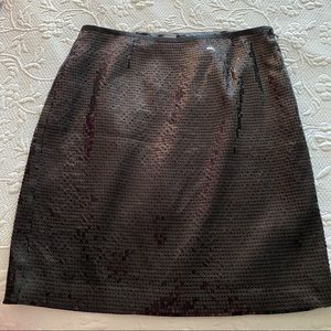 Ann Taylor | Black Sequin Skirt
